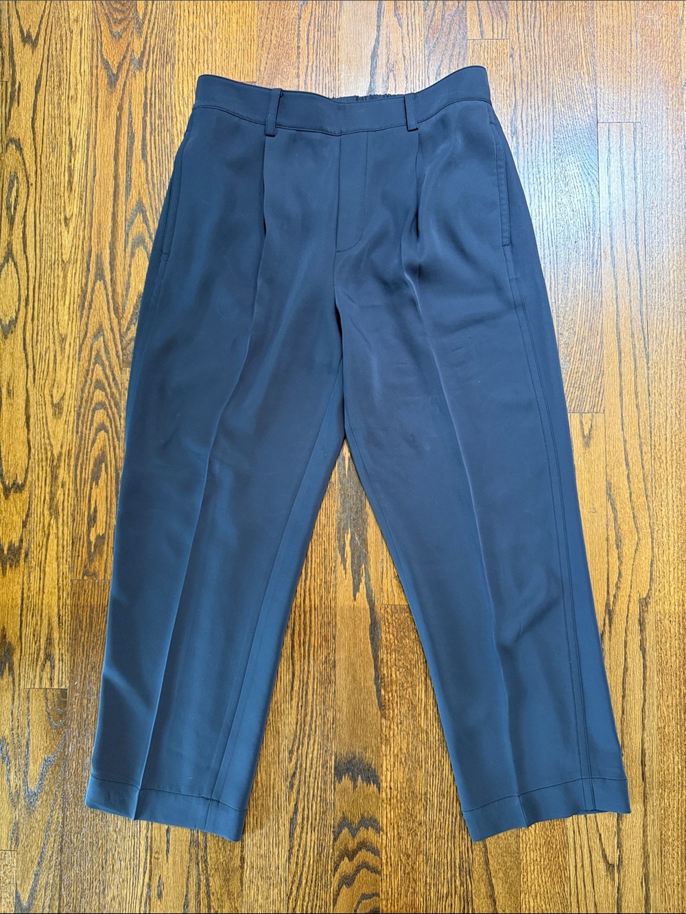 B45 Vince Women’s Large Charcoal Cropped Tailored Pants